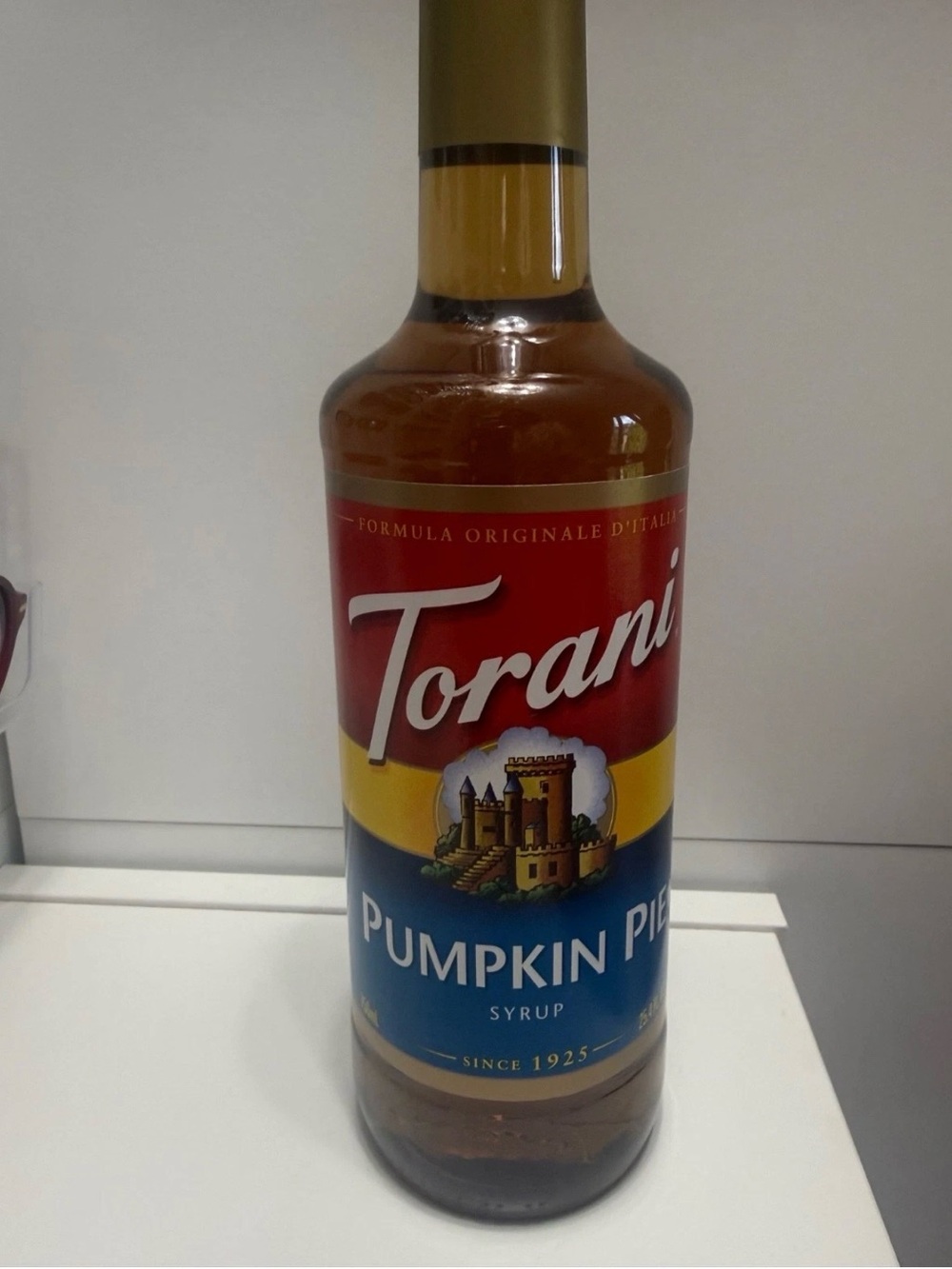 Pumpkin Pie Syrup - Brown/Gold Bottle